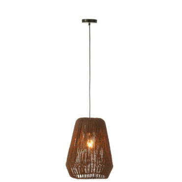 Lampe Suspendue Metal / Palmier Noir S