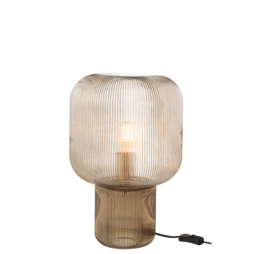 Lampe Verre Marron