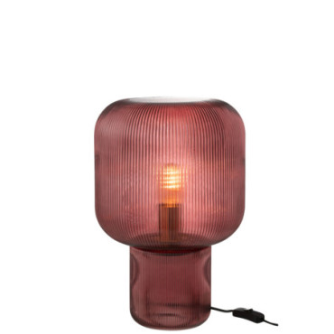 Lampe Verre Rouge