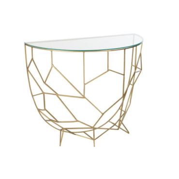 Console Moza Metal / Verre Or