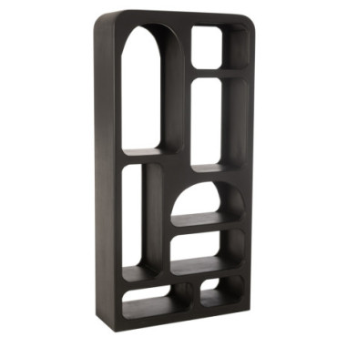 Etagere Cave Bois De Manguier Noir