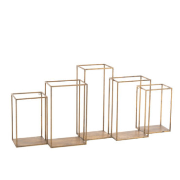 Etagere Multiple Fer Or