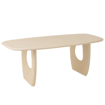 Table A Manger Mark Bois De Manguier Beige