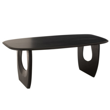 Table A Manger Mark Bois De Manguier Noir