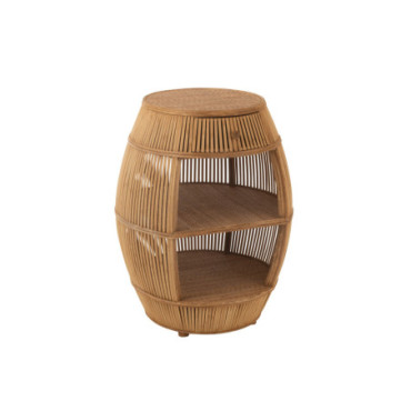 Table Barrel Rotin / Bambou Naturel