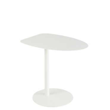 Table Gigogne Ice Metal Blanc