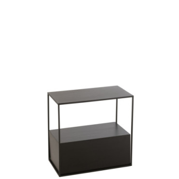 Table Gigogne Rectangle Metal / Mdf Noir