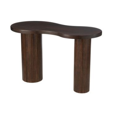 Table Infinity Bois De Manguier Brun Large