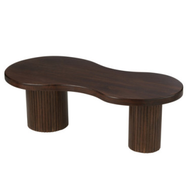 Table Infinity Bois De Manguier Brun S