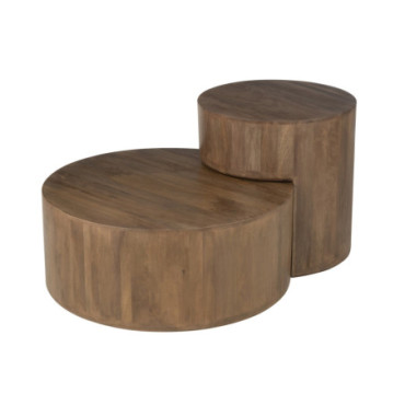 Table Toge Bois De Manguier Brun x2