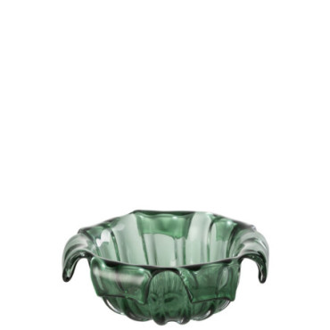 Bol Deco Retro Verre Vert