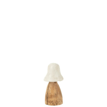 Champignon Cloche Blanc / Naturel S