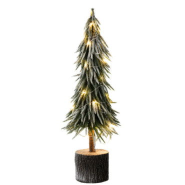 Sapin De Noel A + Led Artificiel Neige Vert Large