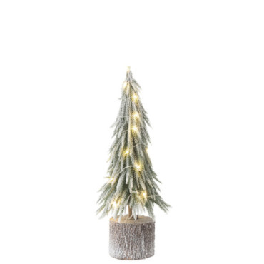 Sapin De Noel A + Led Artificiel Neige Vert M