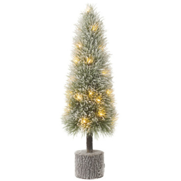 Sapin De Noel B + Led Artificiel Neige Vert Large