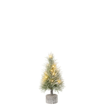 Sapin De Noel B + Led Artificiel Neige Vert S