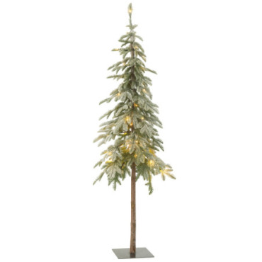 Sapin De Noel C + Led Artificiel Neige Vert Large