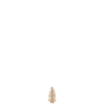 Sapin De Noël Décoratif Paillettes Bois Blanc S