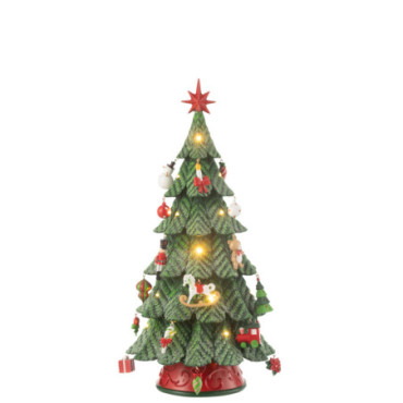 Sapin De Noel Led Decorations Resine Mix S