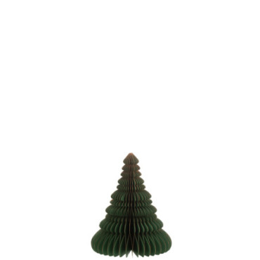 Sapin De Noël Papier Vert Foncé / Cuivre M