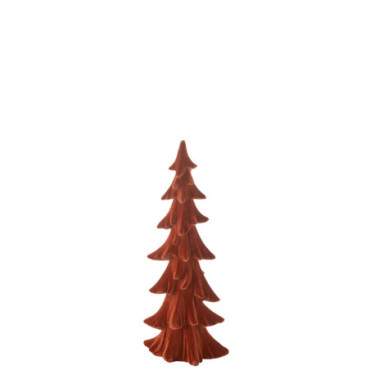 Sapin Resine Velours Bordeau M