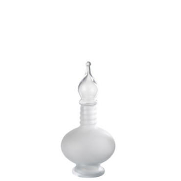 Vase + Bouchon Deco Fiole Joey Verre Transparent S