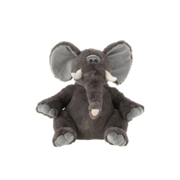 Elephant Peluche Polyester Gris Large