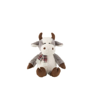 Vache + Echarpe Peluche Polyester Mix Large