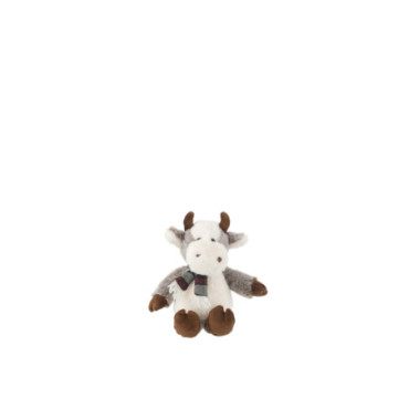 Vache + Echarpe Peluche Polyester Mix S