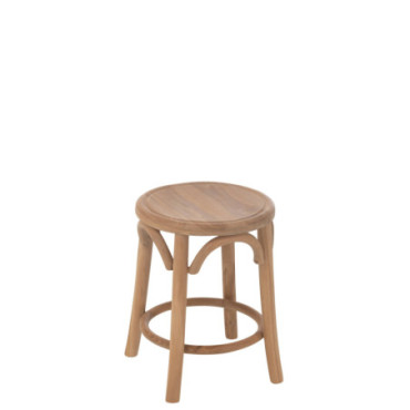 Tabouret Ali Bois De Teck Naturel