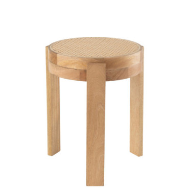 Tabouret Pune Bois De Manguier Naturel