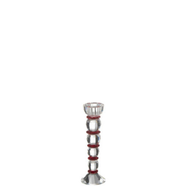 Chandelier Annie Crystal Rouge / Transparent Large