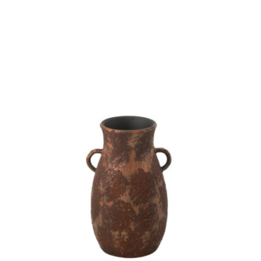 Vase Amphore Terra Brown / Rust M