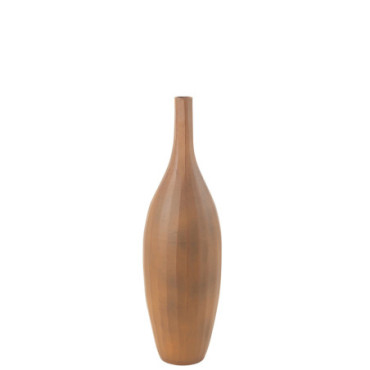 Vase Bouteille Terra Rouille M