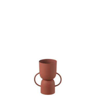 Vase Coupe Fer Rouille