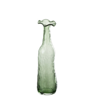 Vase Eclosion Verre Vert M