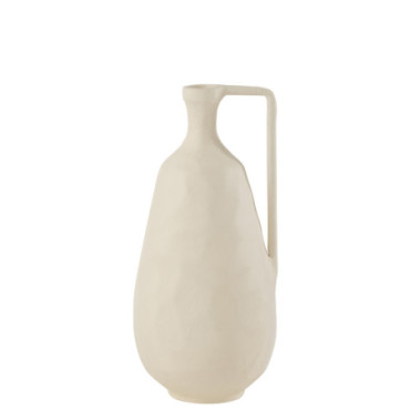 Vase Goa Aluminium Blanc Large