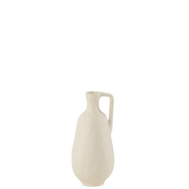 Vase Goa Aluminium Blanc S