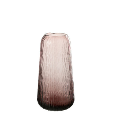 Vase Lolita Verre Rose Large