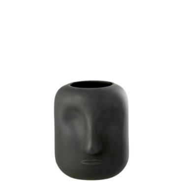 Vase Noe Verre Noir S