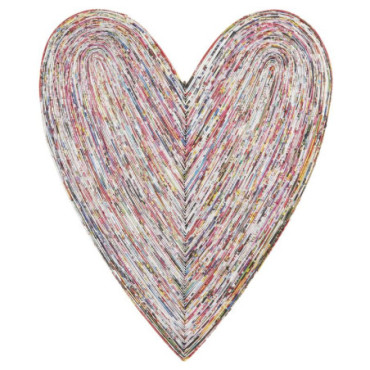 Coeur en papier recyclé