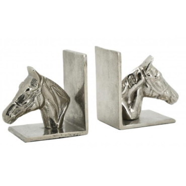 Serre-livres en aluminum Chevaux