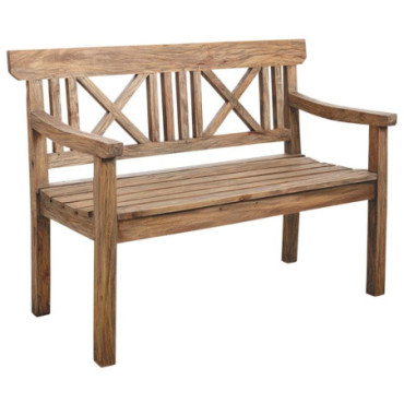 Banc de jardin en acajou