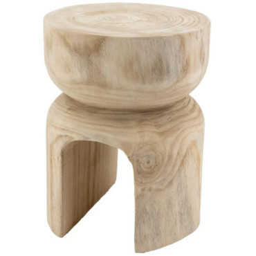 Tabouret en paulownia