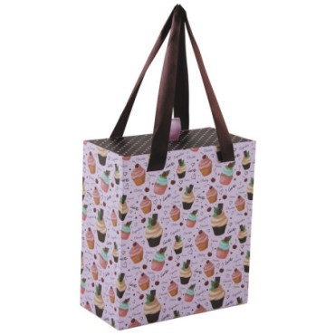 Sac coffret cupcakes en carton