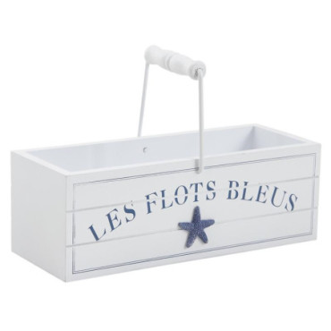 Panier en bois Les Flots Bleus