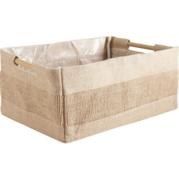 Corbeille de rangement en jute