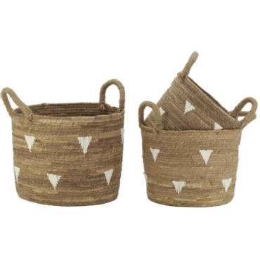 Cache-pots en bananier et coton