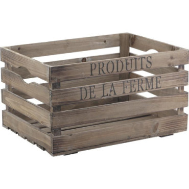 Caisse en bois Prouits de la ferme