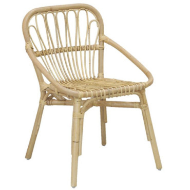 Chaise en rotin naturel